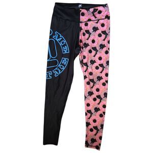 Feed Me Fight Me - Donuts Leggings - Womens Activewear / Gym Wear - XL
